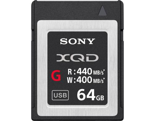 Sony XQD Card G-Serie 64GB Lesen: 440MB/s, Schreiben: 400MB/s