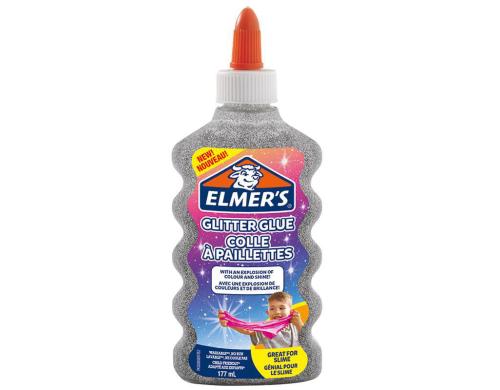 Elmer's Glitzerkleber silber 177ml