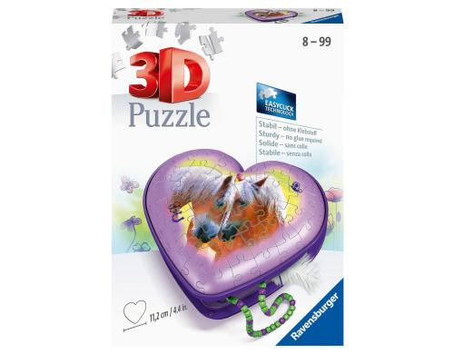 Puzzle Herz Pferde20 54 Teile