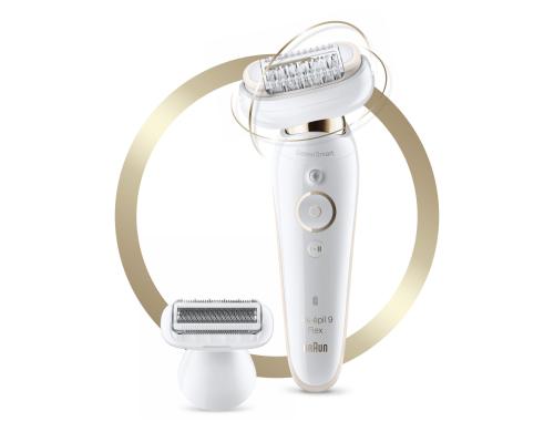 Braun Epilierer Silk-pil 9-9002 Flex weiss/gold