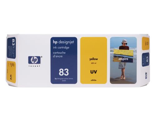 HP Tinte Nr. 83 - Yellow UV (C4943A) Tintenvolumen 680ml