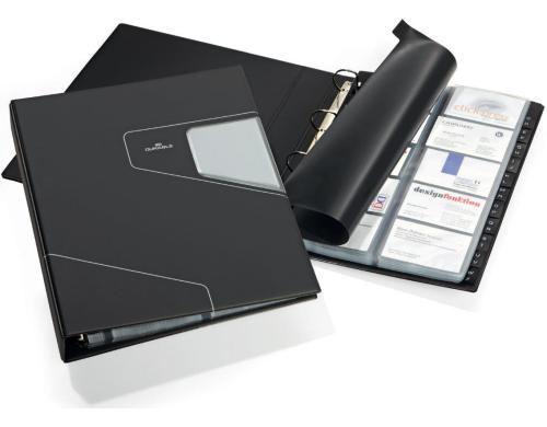 Durable Visitenkartenbuch Visifix Pro A4 20 Hllen fr 400 Visitenkarten, Register