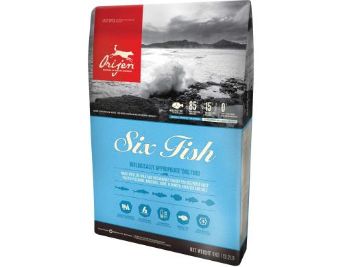 Orijen Dog Six Fish 2 kg mit Fisch