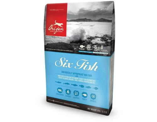 Orijen Dog Six Fish 6 kg mit Fisch