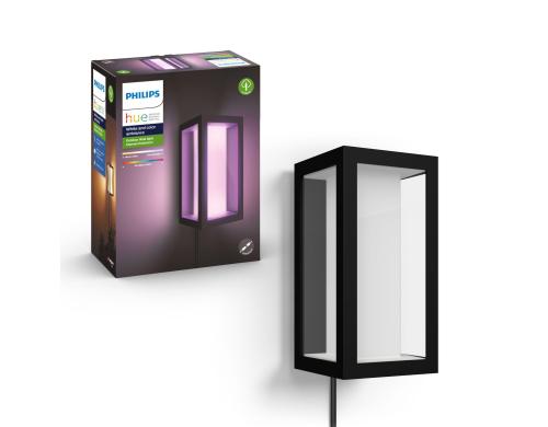 Philips Hue Wandleuchte Impress bk 16W LED, 1200lm, RGBW, 2200-6500K, Ext, 24V