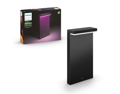 Philips Hue Sockelleuchte Nyro bk 13.5W, 1000lm, 2200-6500K, schwarz