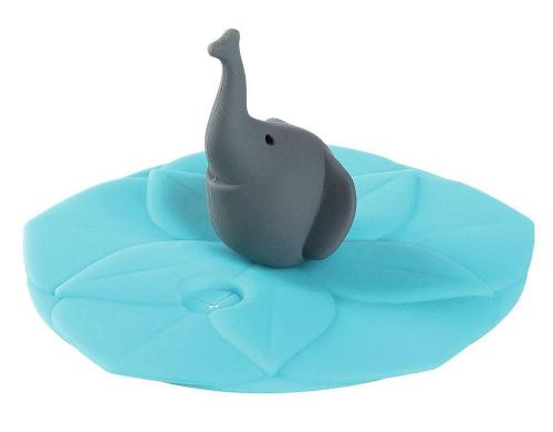 Leonardo Glasabdeckung Bambini Elefant 1 Stck, D: 9cm, Silikon