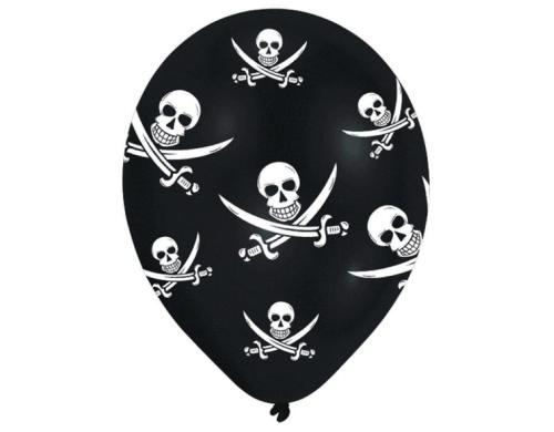 Amscan Luftballon Piratenparty 27.5cm 6 Stck