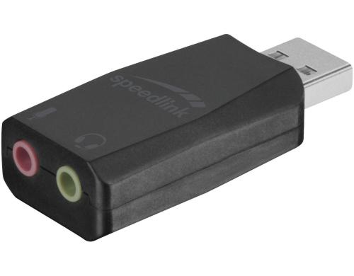 Adapter USB zu Mikrofon und Kopfhrer verbindet PC mit Kopfhrer und Mikr.-Buchse