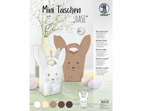 URSUS Mini Taschen Hase Set fr 5 Hasen