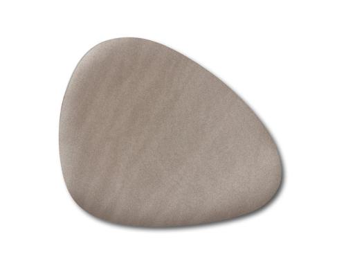 Zeller Present Tischset Kunstleder metallic taupe 34x42cm, 1 Stck