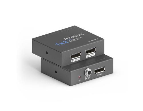 PureTools PT-SP-DP12 Splitter Displayport 1x2, MST, 4K