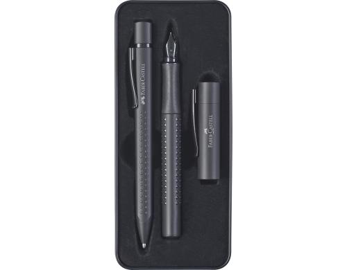 Faber-Castell Geschenkset Grip Edition bl. 1 Fllfederhalter M, 1 Kugelschreiber