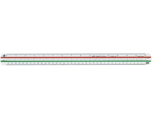 Faber-Castell Reduktionsmassstab 853HP/A 30 cm Skalierung