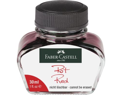 Faber-Castell Tintenglas 30ml rot