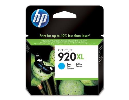 HP Tinte Nr. 920XL - Cyan (CD972AE) 6ml, Seitenkapazitt ~ 930 Seiten