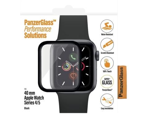 Panzerglass Displayschutz fr Apple Watch Serie 4/5 40mm Black