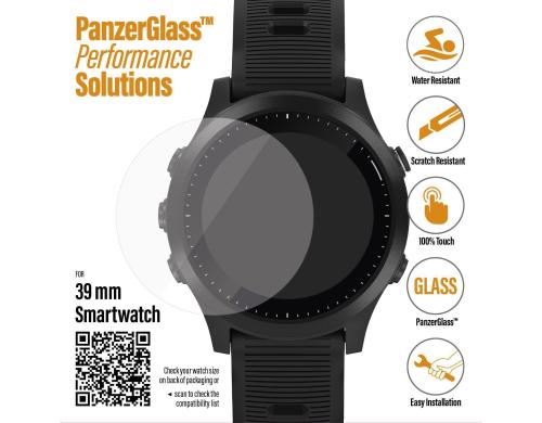 Panzerglass Displayschutz 39mm Garmin Forerunner 945 / Polar Ignite