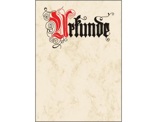 Sigel Motiv-Papier Urkunde Calligraphie A4 Edelkarton (Ink/Laser/Copy), 185g, 12 Blatt