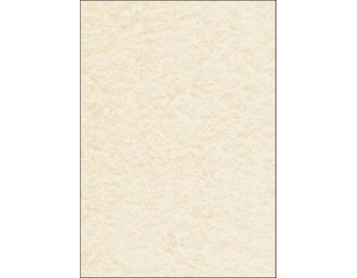 Sigel Struktur-Papier Perga champagne A4 Feinpapier (Ink/Laser/Copy), 90g, 100 Blatt