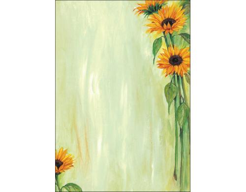 Sigel Motiv-Papier Sunflower A4 Feinpapier (Ink/Laser/Copy), 90g, 25 Blatt