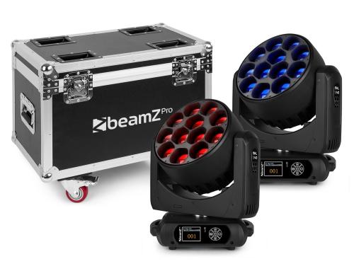 BeamZ Pro MHL1240 Set 2x MHL1240 Moving Head in Case