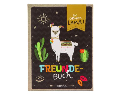 Goldbuch Freundebuch Happylife Lama 1 Stck, Grsse: A5, 88 Blatt