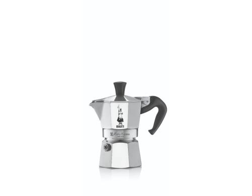 Bialetti Moka Express 1 Tasse Aluminium poliert