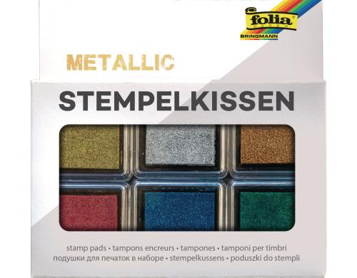 Folia Stempelkissen Metallic 24 x 24 mm