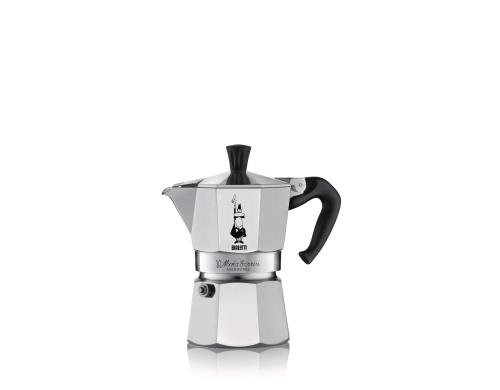 Bialetti Moka Express 2 Tassen Aluminium poliert