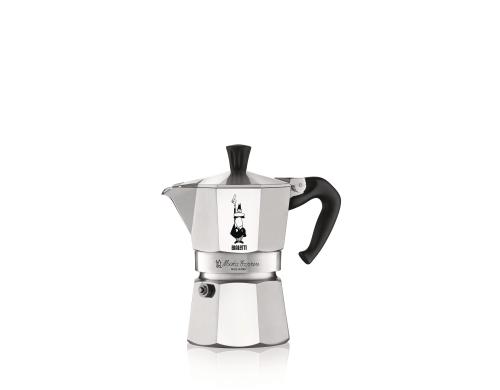 Bialetti Moka Express 3 Tassen Aluminium poliert