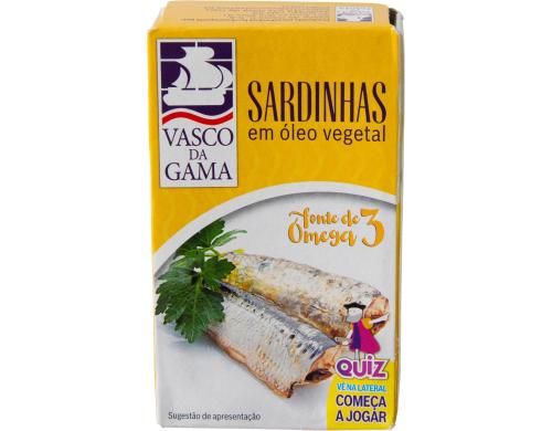 Sardinhas em leo vegetal-Planzenl 120gr