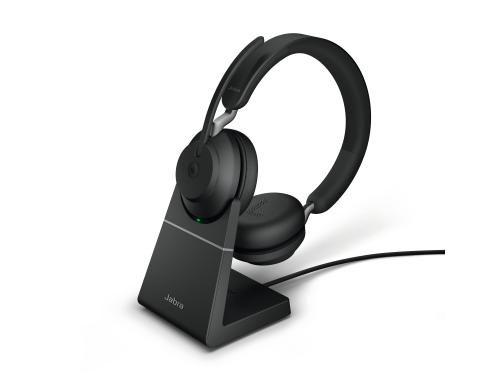 Jabra Evolve2 65 Duo MS Schwarz BT380, USB-A, Stand