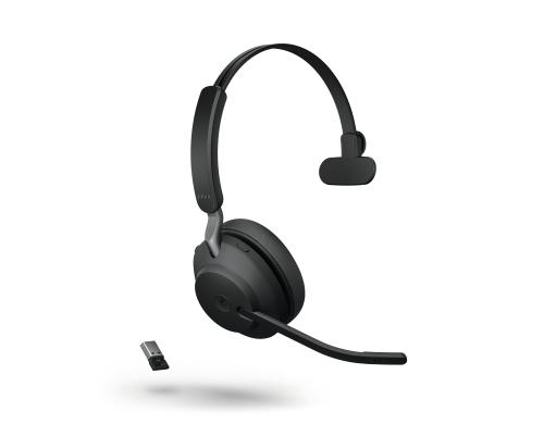 Jabra Evolve2 65 Mono MS Schwarz BT380, USB-A