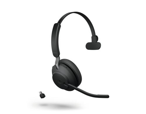 Jabra Evolve2 65 Mono MS Schwarz BT380, USB-C