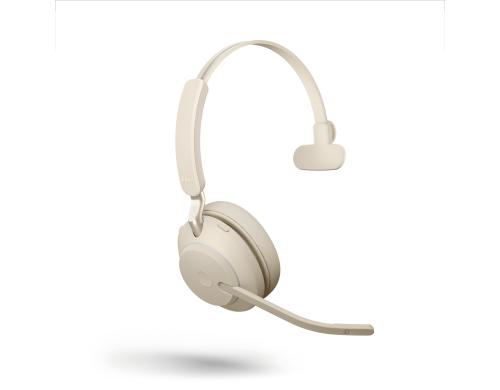 Jabra Evolve2 65 Mono UC Beige BT380, USB-A