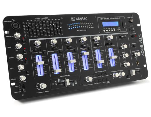 Skytec STM-3007 6-Kanal Mixer, SD, USB, MP3, 19