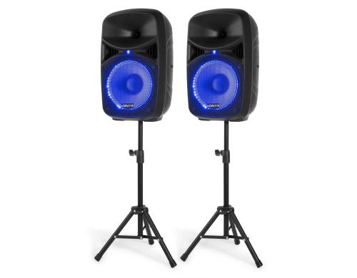 Vonyx VPS102A Active Speaker Set 10, LED, MP3, BT