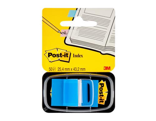 3M Post-it Index 680-R2 50 Streifen   25.4 mm x 43.2mm blau