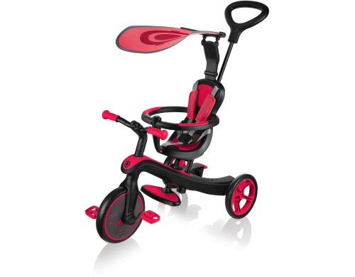 Globber Trike Explorer 4 in 1 Rot