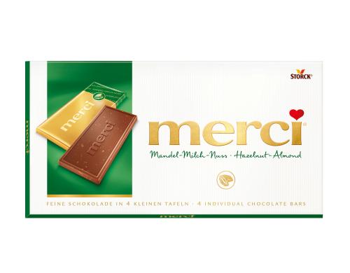 Merci Tafel Mandel-Milch-Nuss 100g