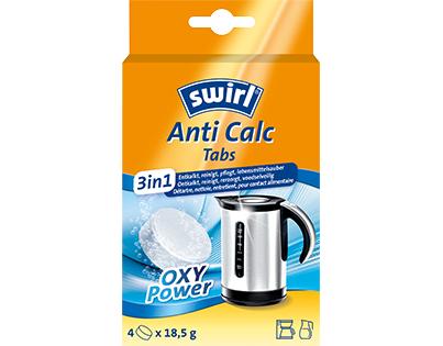 Swirl Anticalc Tabs 4 Tabs 3 in 1 , 4 Tabs