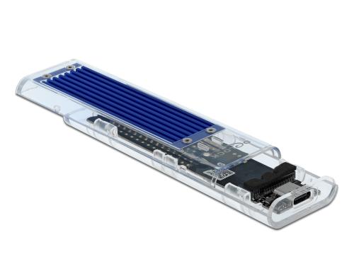 Delock M.2 NVME SSD Gehuse zu USB3.2 Typ-C Betrieb von M.2 NVME SSDs an USB 3.2 Gen 2