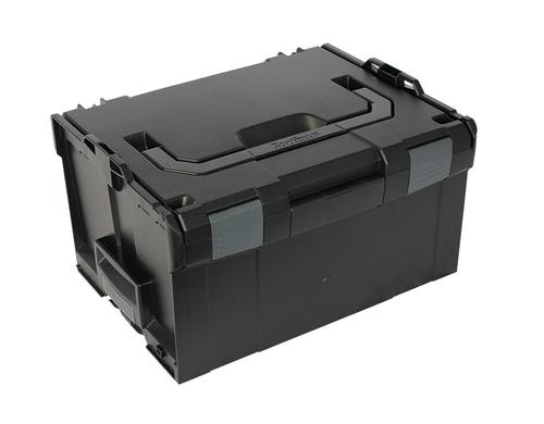 L-BOXX 238 schwarz schwarz mit anthrazitgrauen Schnappern