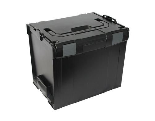 L-BOXX 374 schwarz schwarz mit anthrazitgrauen Schnappern