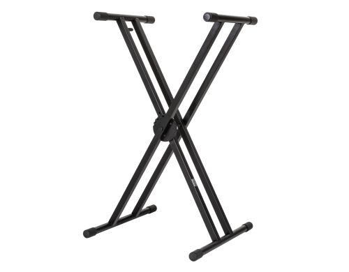 Bemero KS-8020BK Keyboardstnder X-Stand, doppelt verstrebt, Hhe: 680-980mm