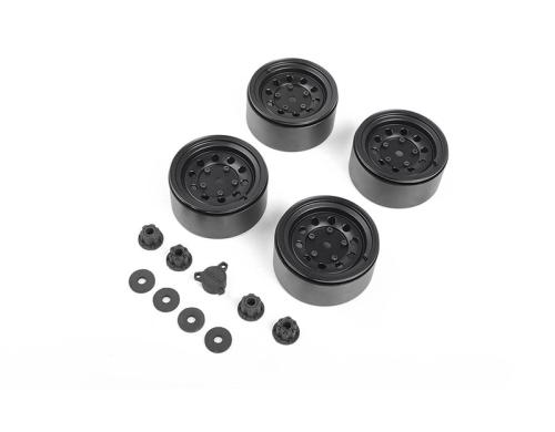 RC4WD Burato 2.2 Beadlock Wheels Black Center Caps