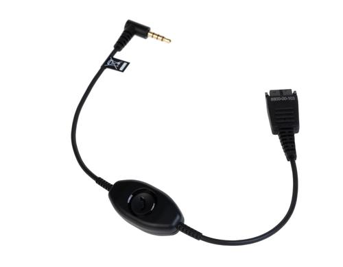 Jabra QD zu 3,5mm Klinke Adapter fr Alcatel S-Serie