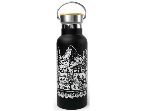 Trendform Trinkflasche Swiss Tradition 0.5 schwarz