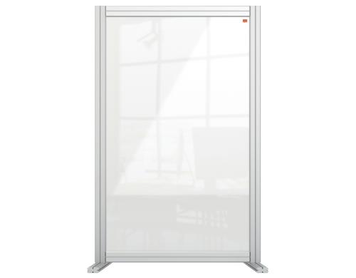 Nobo Premium Plus Schreibtisch-Trennwand Acryl, 60x100cm